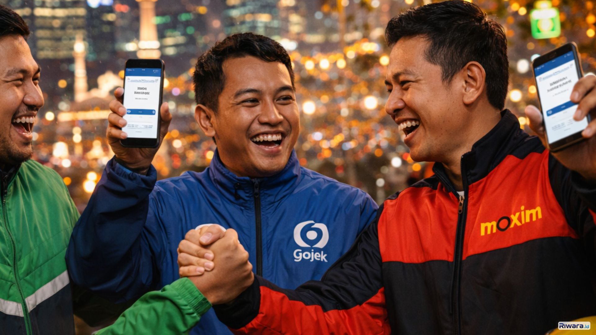 Ilustrasi Presiden Prabowo Subianto memastikan Bonus Hari Raya bagi ratusan ribu pengemudi ojek online mitra Gojek dan Grab menjelang Idul Fitri 2026 dengan nilai bantuan mencapai Rp400 ribu hingga Rp1,6 juta per pengemudi.